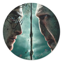 Harry Potter 7 Part 2 - Harry vs. Voldemort Round Sticker