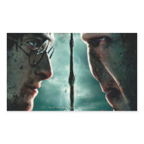 Harry Potter 7 Part 2 - Harry vs. Voldemort Rectangular Sticker