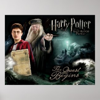 Harry Potter and Dumbledore print