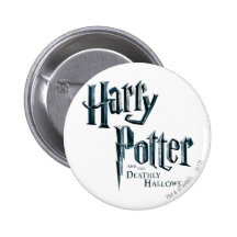 Harry Potter and the Deathly Hallows Logo 1 Button