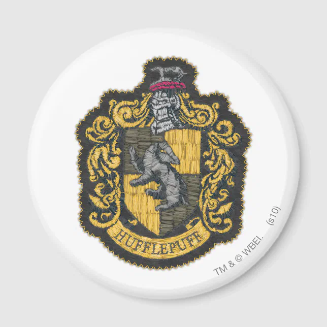 Harry Potter Hufflepuff Crest Patch Magnet Zazzle