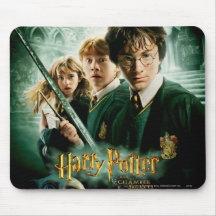Harry Potter Ron Hermione Dobby Group Shot Mouse Pad