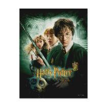 Harry Potter Ron Hermione Dobby Group Shot Post Card
