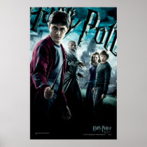 Harry Potter With Dumbledore Ron and Hermione 1 Print