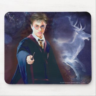 Harry Potter's Stag Patronus Mousepad