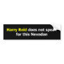 Harry Reid does not speak for this Nevadan Bumper Stickers