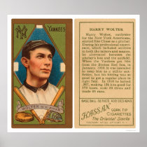 Harry Wolter Yankees Baseball 1911 Print