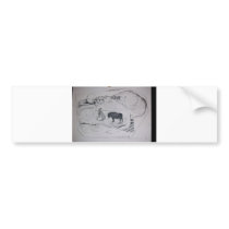 Hart art drawings old and new 129 bumper stickers