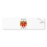 HART FAMILY CREST -  HART COAT OF ARMS BUMPER STICKERS
