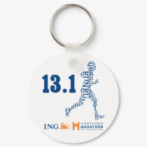 Hartford Half-Marathon: 13.1 keychains