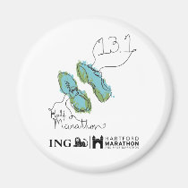 Hartford Half-Marathon: Shoes magnets