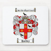 HARTLEY FAMILY CREST -  HARTLEY COAT OF ARMS mousepads