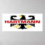 Hartmann Surname Print
