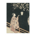 Harunobu, Plum-Blossom Viewing at Night postcards by World_Wonders Harunobu, Plum-Blossom Viewing at Night postcards
