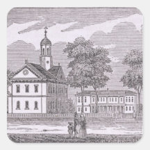 Harvard University, from 'Historical Square Stickers