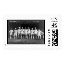 Harvard Varsity Rowing Crew 1915 postage by lc_vintagephotos Harvard Varsity Rowing Crew 1915 postage