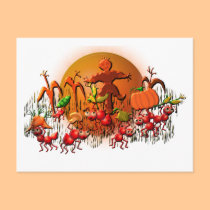 harvest ants postcards
