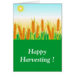 Harvest festival greeting card