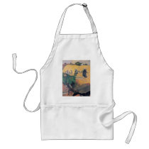 Harvest In Brittany By Paul Gauguin (Best Quality) Aprons