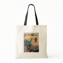Harvest In Brittany By Paul Gauguin (Best Quality) Canvas Bag