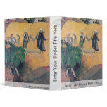 Harvest In Brittany By Paul Gauguin (Best Quality) 3 Ring Binder