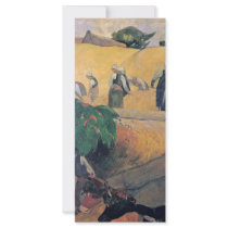 Harvest In Brittany By Paul Gauguin (Best Quality) Rack Card Template