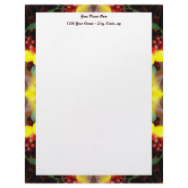 Harvest Kaleidoscope Thanksgiving Custom Letterhead
