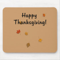 Harvest Leaves Mouse Pads