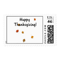 Harvest Leaves Postage Stamps