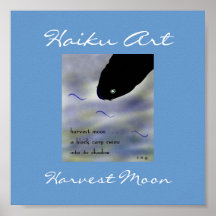 Harvest Moon Haiku Art Print