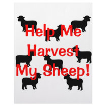 Harvest my sheep custom letterhead