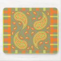 Harvest Plaid n Paisley mousepads by melhi_ Harvest Plaid n Paisley mousepads