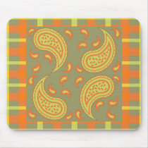 Harvest Plaid n Paisley mousepads
