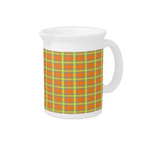Harvest Plaid pitchers