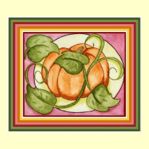 Harvest Pumpkin Print posters