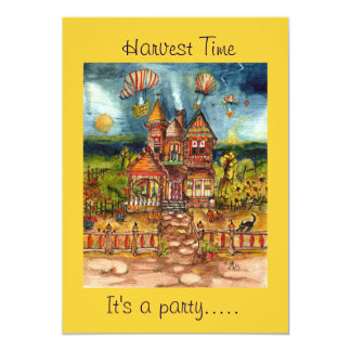 harvest party invitation