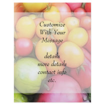 Harvest Time - Tomatoes! Flyer Design