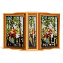 Harvest Watering Can w/border Vinyl Binders