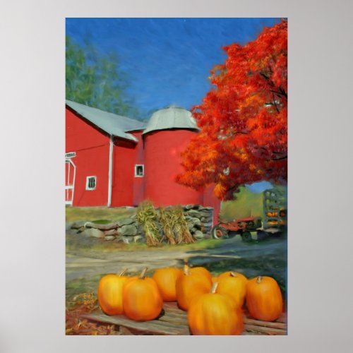 Harvestime Original Oil Painting (Standard Canvas) print