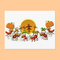 harvesting ants postcards