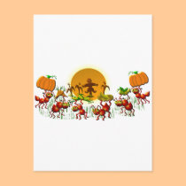 harvesting ants postcards