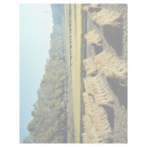 Harvesting in fall customized letterhead