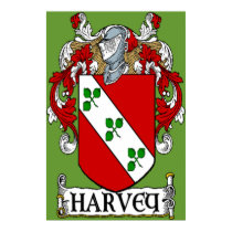 Harvey Coat of Arms Print