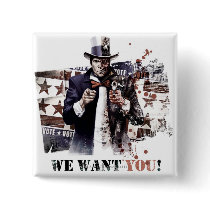 Harvey Dent - We Want You! Pinback Button