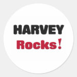 Harvey Rocks Round Sticker