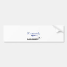 Harwich Massachusetts City Classic Bumper Stickers