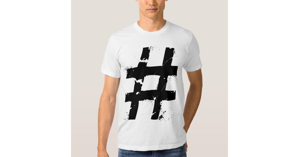 HASHTAG TShirt Zazzle