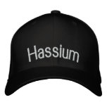 Hassium embroidered hats