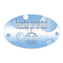 Hasta Pronto! Argentina Flag Colors Pop Art Stickers