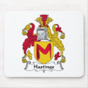 Hastings Family Crest mousepads by coatsofarms Hastings Family Crest mousepads